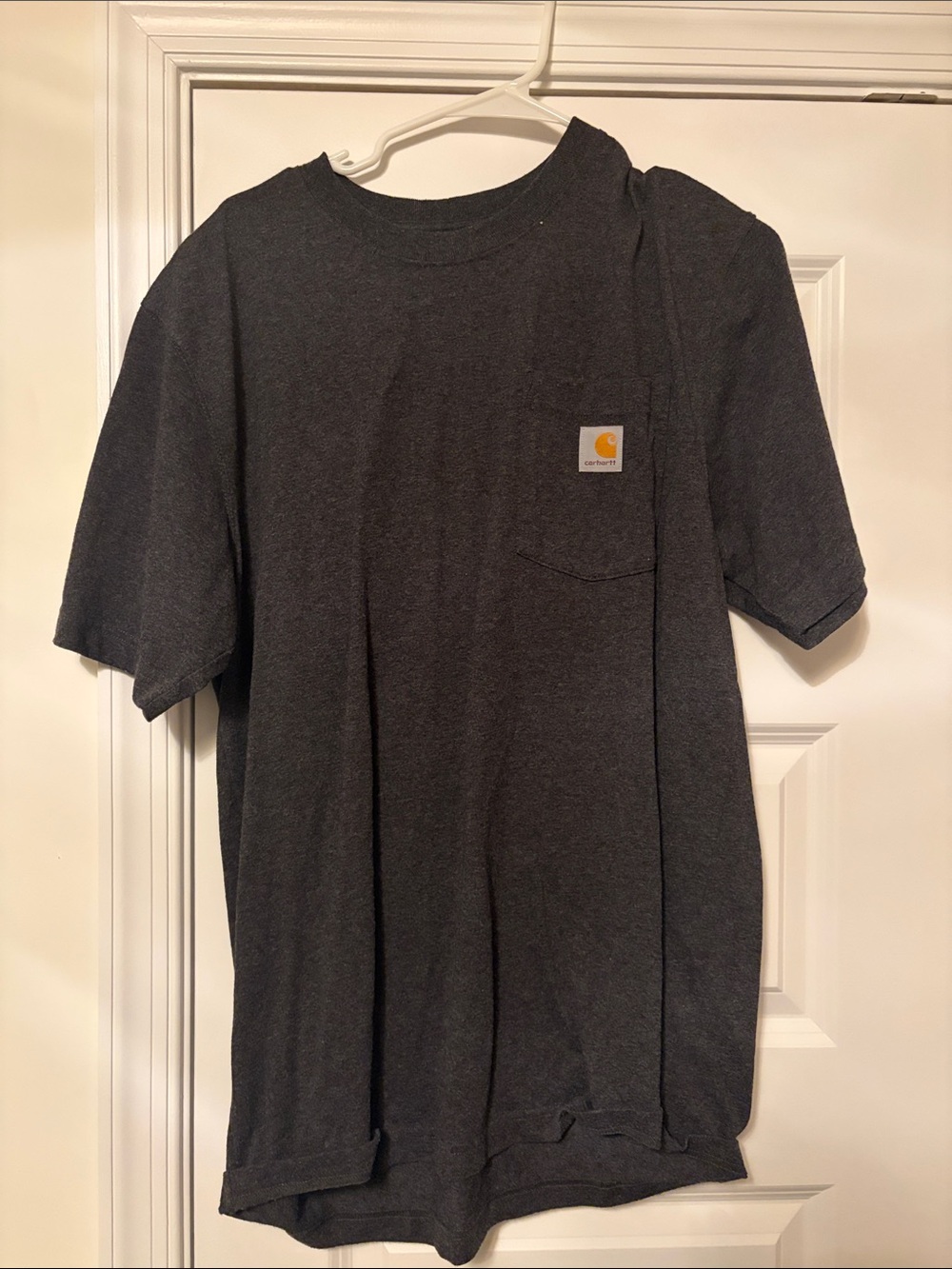 Carhartt Charcoal Short-Sleeve Pocket T-Shirt